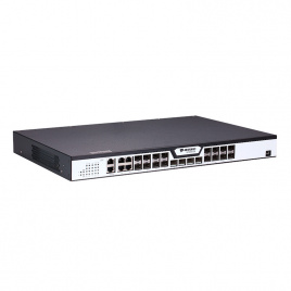 OLT BDCOM GP3600-16B с 16 портами GPON (SFP), 4 комбо-портами, 4хSFP, 4 SFP+, 2 БП АC