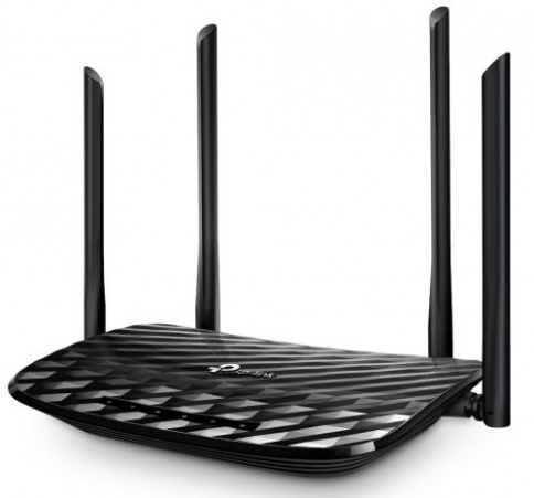 Беспроводной маршрутизатор TP-LINK Archer A6, AC1350, черный фото 2