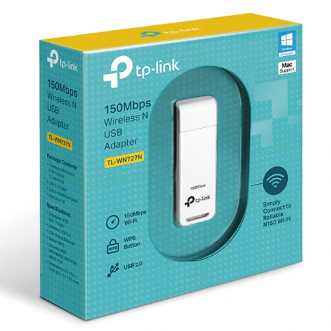 Сетевой адаптер WiFi TP-LINK TL-WN727N USB 2.0 фото 3