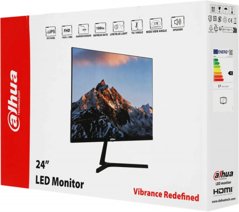 23.8" Монитор Dahua DHI-LM24-B200S, 1920x1080, IPS, 100Гц, 1хHDMI, черный фото 7