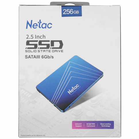 256 ГБ 2.5" SATA накопитель Netac N600S [NT01N600S-256G-S3X] фото 1