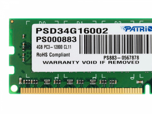 Оперативная память Patriot Signature [PSD34G16002] 4 ГБ фото 3
