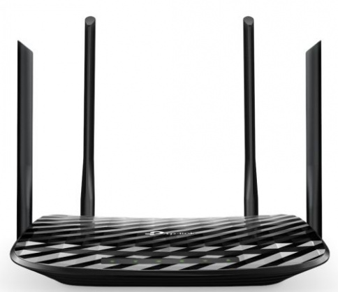 Беспроводной маршрутизатор TP-LINK Archer A6, AC1350, черный фото 1